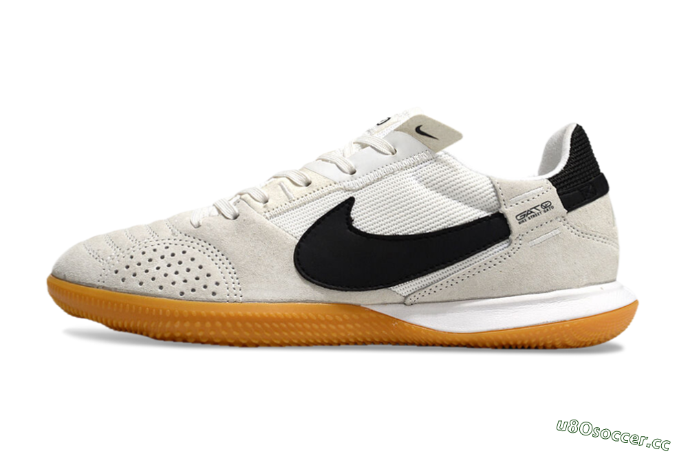 Men's Nike Street Gato IC Indoor & Futsal Low-Tops Football Shoes - Grey/Black/White 0
