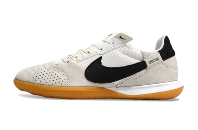 Men's Nike Street Gato IC Indoor & Futsal Low-Tops Football Shoes - Grey/Black/White