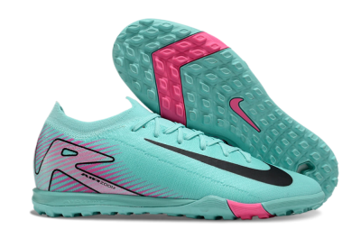 Unisex Nike Air Zoom Mercurial Vapor 16 Elite TF Artificial Turf Low-Tops Football Shoes - Jade/Black/Pink