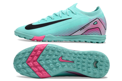 Unisex Nike Air Zoom Mercurial Vapor 16 Elite TF Artificial Turf Low-Tops Football Shoes - Jade/Black/Pink