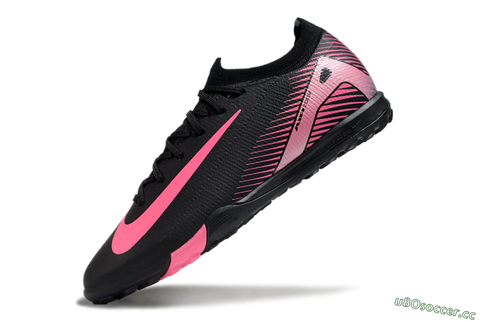 Unisex Nike Air Zoom Mercurial Vapor 16 Elite TF Artificial Turf Low-Tops Football Shoes - Black/Pink 5