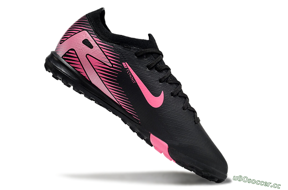 Unisex Nike Air Zoom Mercurial Vapor 16 Elite TF Artificial Turf Low-Tops Football Shoes - Black/Pink 4