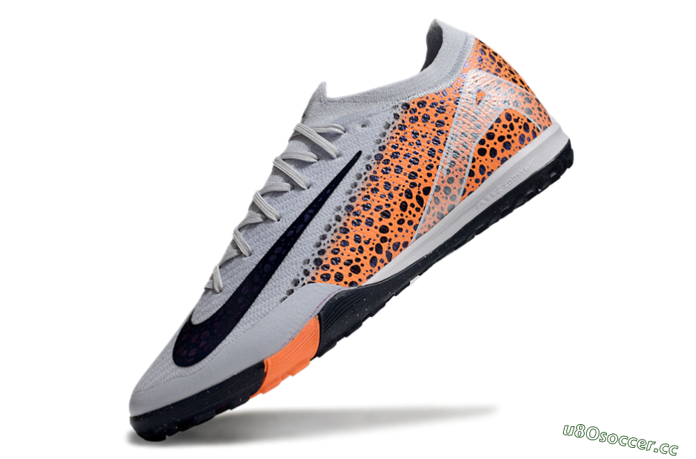 Unisex Nike Air Zoom Mercurial Vapor 16 Elite TF Artificial Turf Low-Tops Football Shoes - Grey/Black/Leopard 5