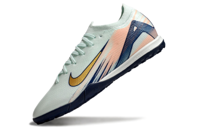 Unisex Nike Air Zoom Mercurial Vapor 16 Elite TF Artificial Turf Low-Tops Football Shoes - Jade/Gold/Blue