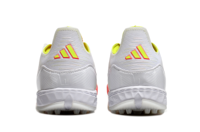 Men's Adidas F50 Elite TF Artificial Turf Low-Tops Football Shoes - White/Red/Yellow