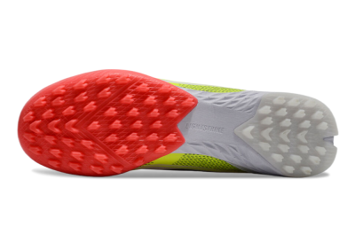Men's Adidas F50 Elite TF Artificial Turf Low-Tops Football Shoes - White/Red/Yellow