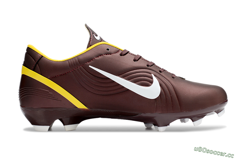 Unisex Nike Air Zoom Mercurial Vapor 16 Elite FG Firm Ground Low-Tops Football Boots - Brown/White/Yellow 5
