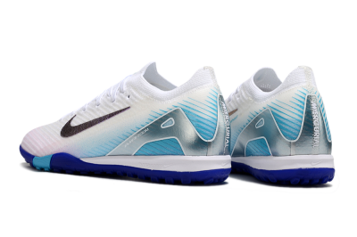Unisex Nike Air Zoom Mercurial Vapor 16 Elite TF Artificial Turf Low-Tops Football Shoes - White/Purple/Blue