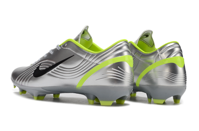 Unisex Nike Zoom Mercurial Vapor 1 Rgn SE FG Firm Ground Low-Tops Football Boots - Silver/Black/Yellow