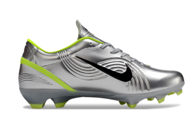 Unisex Nike Zoom Mercurial Vapor 1 Rgn SE FG Firm Ground Low-Tops Football Boots - Silver/Black/Yellow