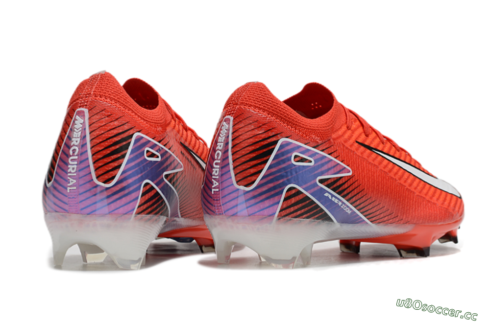 Men's Nike Air Zoom Mercurial Vapor 16 Elite FG Firm Ground Low-Tops Football Boots - Red/White/Blue 6