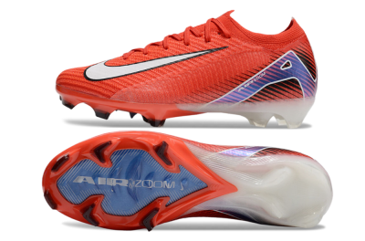 Men's Nike Air Zoom Mercurial Vapor 16 Elite FG Firm Ground Low-Tops Football Boots - Red/White/Blue
