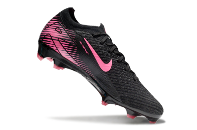 Men's Nike Air Zoom Mercurial Vapor 16 Elite FG Firm Ground Low-Tops Football Boots - Black/Pink
