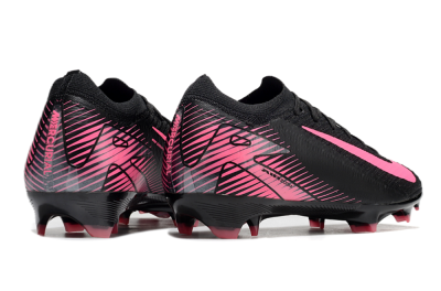 Men's Nike Air Zoom Mercurial Vapor 16 Elite FG Firm Ground Low-Tops Football Boots - Black/Pink