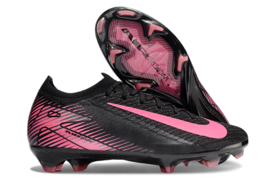 Men's Nike Air Zoom Mercurial Vapor 16 Elite FG Firm Ground Low-Tops Football Boots - Black/Pink