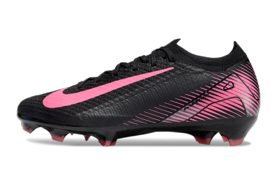 Men's Nike Air Zoom Mercurial Vapor 16 Elite FG Firm Ground Low-Tops Football Boots - Black/Pink