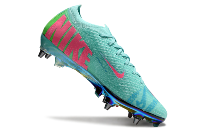 Men's Nike Air Zoom Mercurial Vapor 16 Elite SG Soft Ground Low-Tops Football Boots - Jade/Pink/Gold