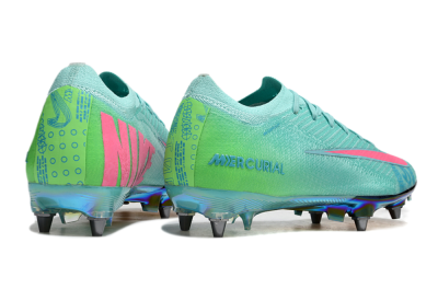 Men's Nike Air Zoom Mercurial Vapor 16 Elite SG Soft Ground Low-Tops Football Boots - Jade/Pink/Gold