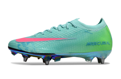 Men's Nike Air Zoom Mercurial Vapor 16 Elite SG Soft Ground Low-Tops Football Boots - Jade/Pink/Gold