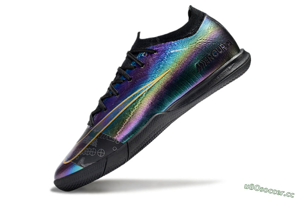 Men's Nike Air Zoom Mercurial Vapor 16 Elite IC Indoor & Futsal Low-Tops Football Shoes - Laser/Black/Yellow 5
