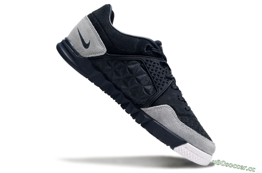 Men's Nike Street Gato IC Indoor & Futsal Low-Tops Football Shoes - Blue/Grey/White 4