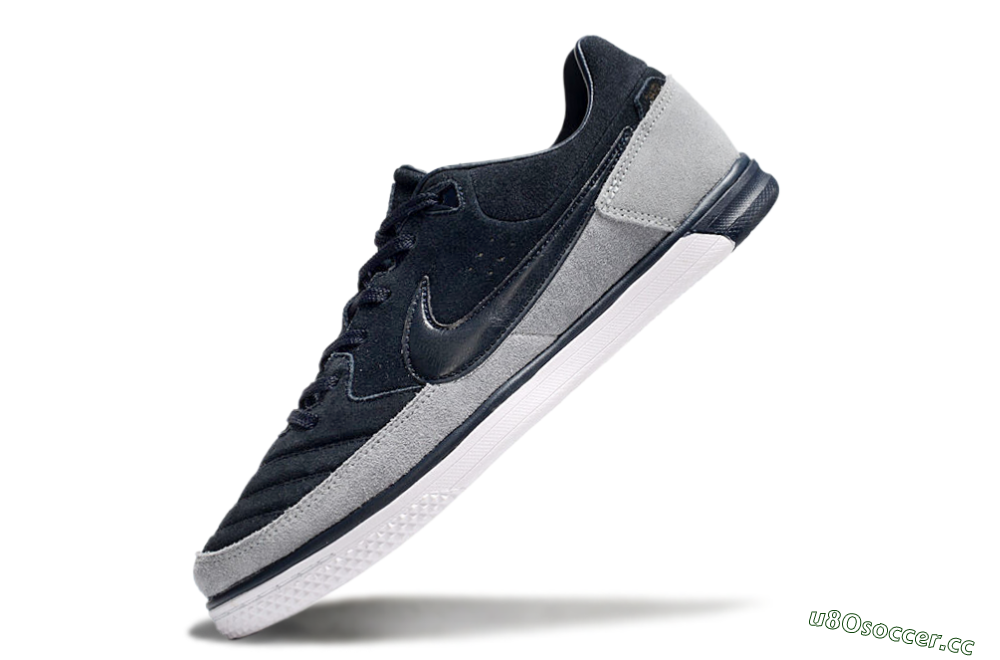 Men's Nike Street Gato IC Indoor & Futsal Low-Tops Football Shoes - Blue/Grey/White 5