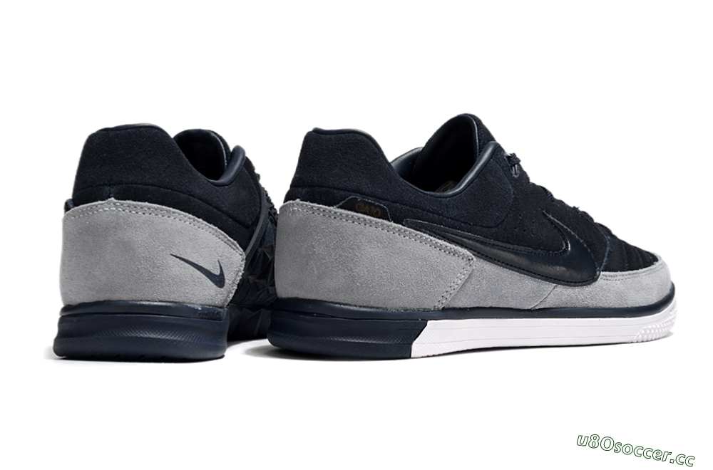 Men's Nike Street Gato IC Indoor & Futsal Low-Tops Football Shoes - Blue/Grey/White 6