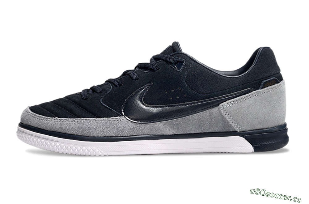 Men's Nike Street Gato IC Indoor & Futsal Low-Tops Football Shoes - Blue/Grey/White 0