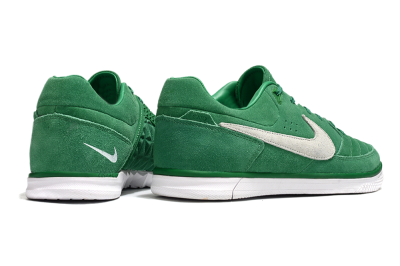 Men's Nike Street Gato IC Indoor & Futsal Low-Tops Football Shoes - Green/Grey/White