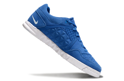 Men's Nike Street Gato IC Indoor & Futsal Low-Tops Football Shoes - Blue/White