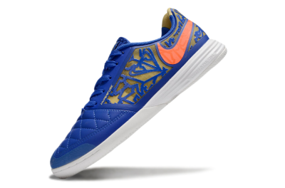 Men's Nike Street Gato IC Indoor & Futsal Low-Tops Football Shoes - Blue/Yellow/Red