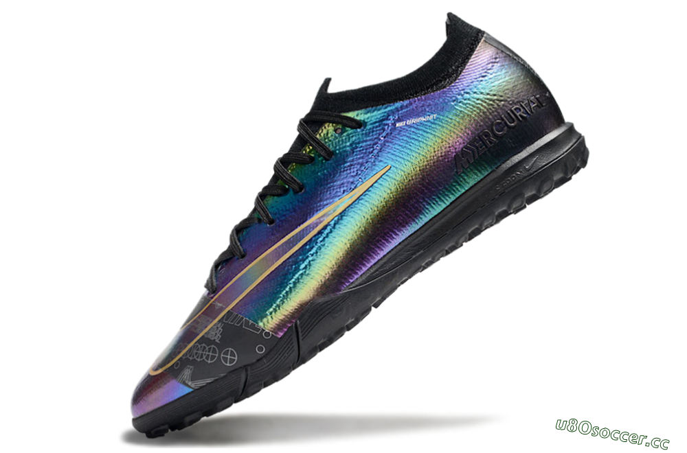 Unisex Nike Air Zoom Mercurial Vapor 16 Elite TF Artificial Turf Low-Tops Football Shoes - Laser/Black/Yellow 5