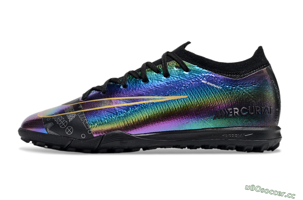 Unisex Nike Air Zoom Mercurial Vapor 16 Elite TF Artificial Turf Low-Tops Football Shoes - Laser/Black/Yellow 0