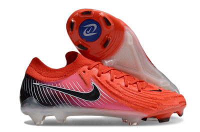 Men's Nike Phantom Luna Elite NU FG Firm Ground Low-Tops Football Boots - Red/Black/White