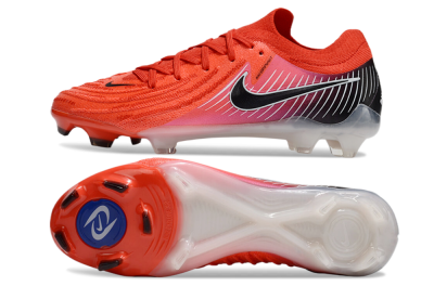Men's Nike Phantom Luna Elite NU FG Firm Ground Low-Tops Football Boots - Red/Black/White