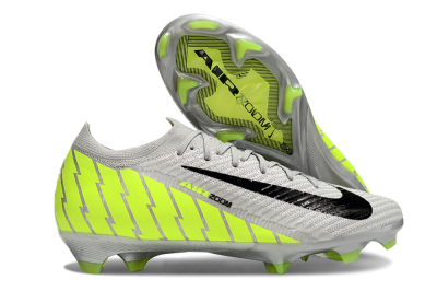 Men's Nike Air Zoom Mercurial Vapor 16 Elite FG Firm Ground Low-Tops Football Boots - Grey/Black/Yellow