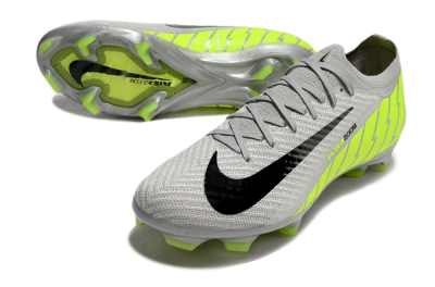 Men's Nike Air Zoom Mercurial Vapor 16 Elite FG Firm Ground Low-Tops Football Boots - Grey/Black/Yellow