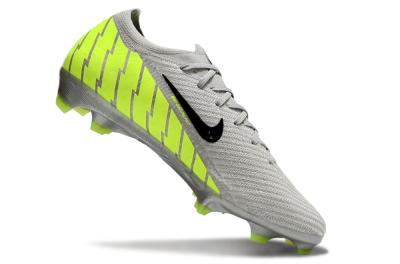 Men's Nike Air Zoom Mercurial Vapor 16 Elite FG Firm Ground Low-Tops Football Boots - Grey/Black/Yellow