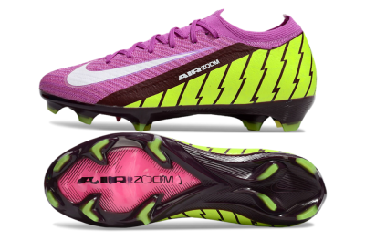 Men's Nike Air Zoom Mercurial Vapor 16 Elite FG Firm Ground Low-Tops Football Boots - Pink/White/Yellow