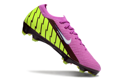 Men's Nike Air Zoom Mercurial Vapor 16 Elite FG Firm Ground Low-Tops Football Boots - Pink/White/Yellow