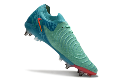Men's Nike Phantom Luna Elite SG Soft Ground Low-Tops Football Boots - Jade/Red/Blue