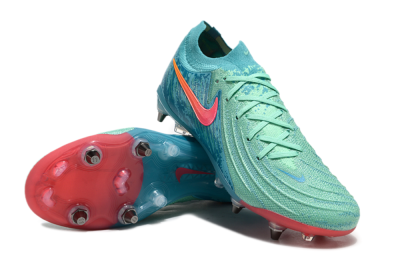 Men's Nike Phantom Luna Elite SG Soft Ground Low-Tops Football Boots - Jade/Red/Blue