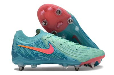 Men's Nike Phantom Luna Elite SG Soft Ground Low-Tops Football Boots - Jade/Red/Blue
