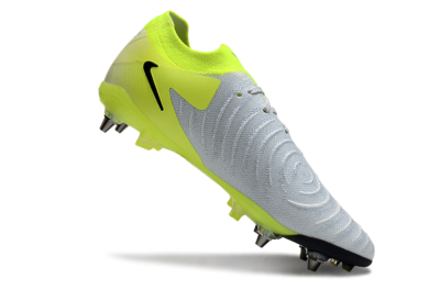 Men's Nike Phantom Luna Elite SG Soft Ground Low-Tops Football Boots - Grey/Yellow/Black