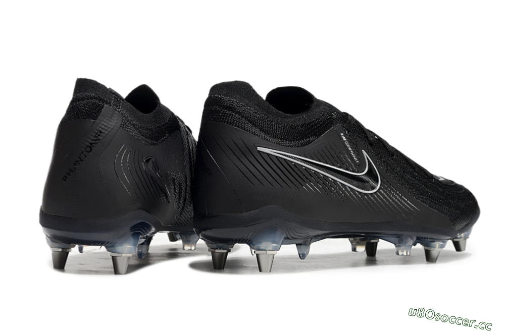 Men's Nike Phantom Luna Elite SG Soft Ground Low-Tops Football Boots - Black/White/Blue 6