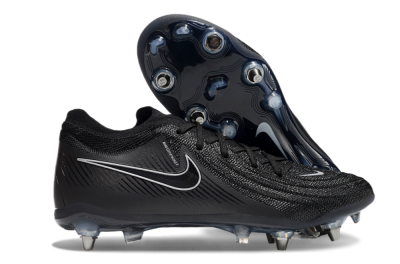 Men's Nike Phantom Luna Elite SG Soft Ground Low-Tops Football Boots - Black/White/Blue
