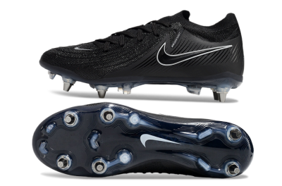 Men's Nike Phantom Luna Elite SG Soft Ground Low-Tops Football Boots - Black/White/Blue