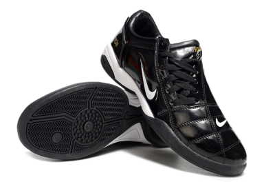Men's Nike Total 90 II IC Indoor & Futsal Low-Tops Football Shoes - Black/White