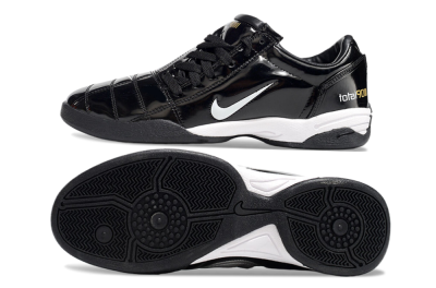 Men's Nike Total 90 II IC Indoor & Futsal Low-Tops Football Shoes - Black/White