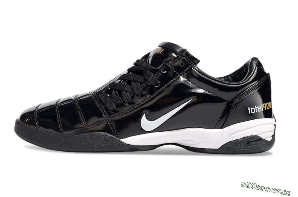 Men's Nike Total 90 II IC Indoor & Futsal Low-Tops Football Shoes - Black/White 0